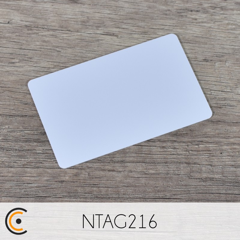 NFC Card - NXP NTAG216 (white PVC) - NFC.CARDS