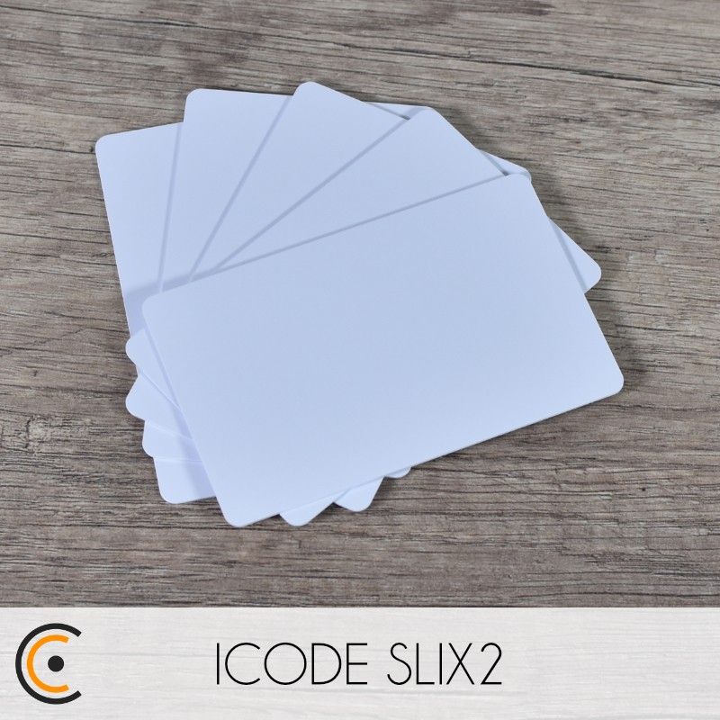 NFC Card - NXP ICODE SLIX2 (white PVC) - NFC.CARDS