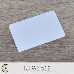 Carte NFC - Broadcom TOPAZ 512 (PVC blanc) - NFC.CARDS