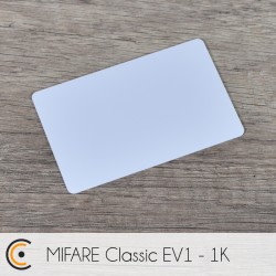 NFC Card - NXP MIFARE Classic EV1 - 1K (white PVC) - NFC.CARDS