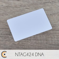 Carte NFC - NXP NTAG424 DNA (PVC blanc) - NFC.CARDS