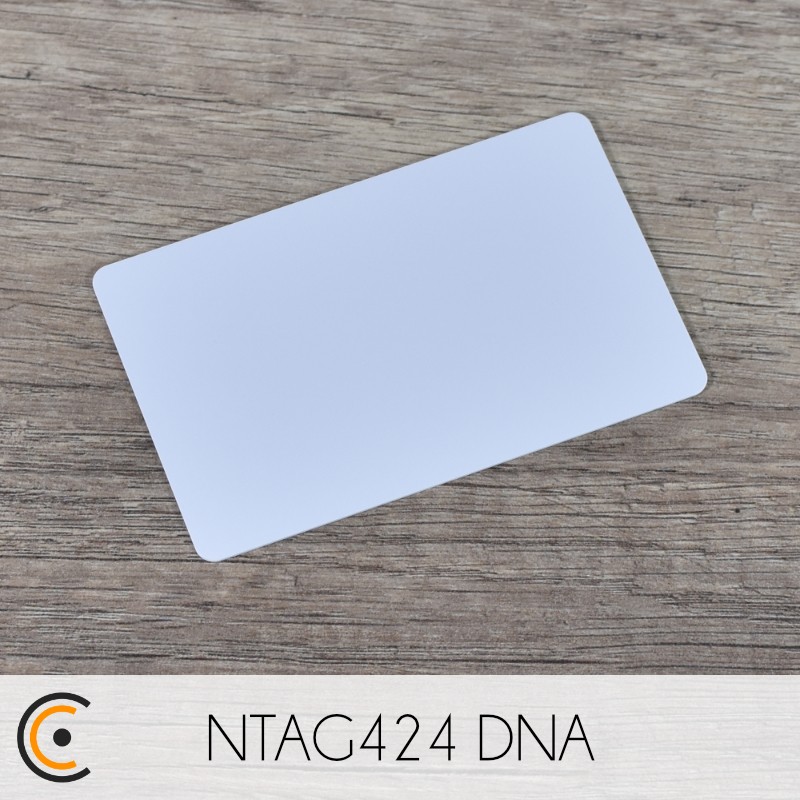 NFC Card - NXP NTAG424 DNA (white PVC) - NFC.CARDS