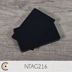 Carte NFC - NXP NTAG216 (PVC noir) - NFC.CARDS