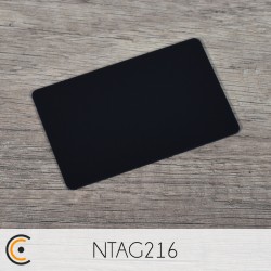 NFC Card - NXP NTAG216 (black PVC) - NFC.CARDS