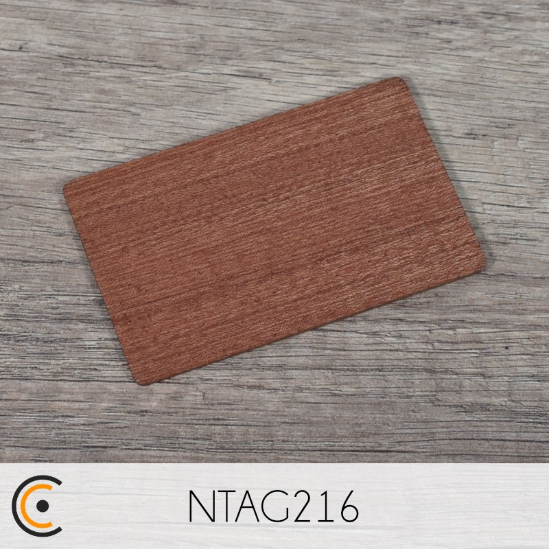 NFC Card - NXP NTAG216 (sapele) - NFC.CARDS