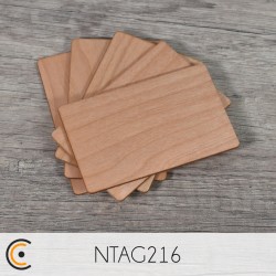 Carte NFC - NTAG216 (cerisier)