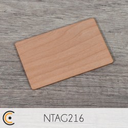 Carte NFC - NTAG216 (cerisier)