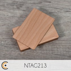 Carte NFC - NXP NTAG213 (cerisier) - NFC.CARDS