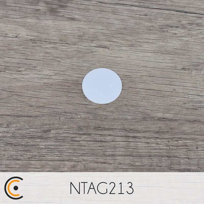 Sticker NFC - NXP NTAG213 (blanc) - NFC.CARDS