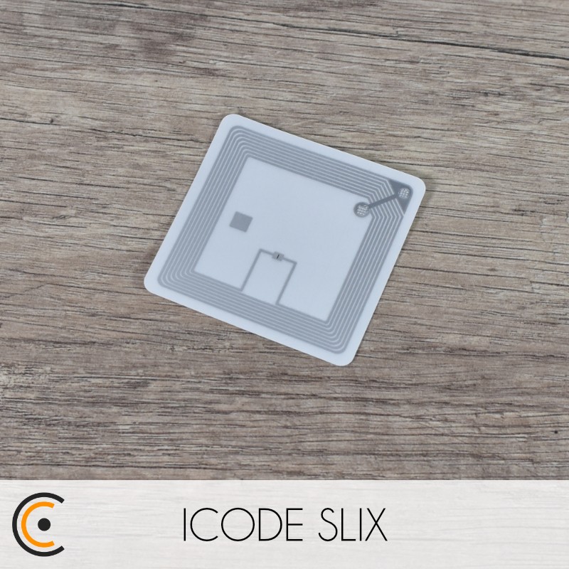 Sticker NFC - NXP ICODE SLIX (blanc) - NFC.CARDS