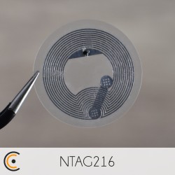 Sticker NFC - NXP NTAG216 (transparent) - NFC.CARDS