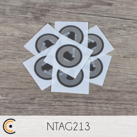 NFC Sticker - NXP NTAG213 On-Metal (transparent) - NFC.CARDS