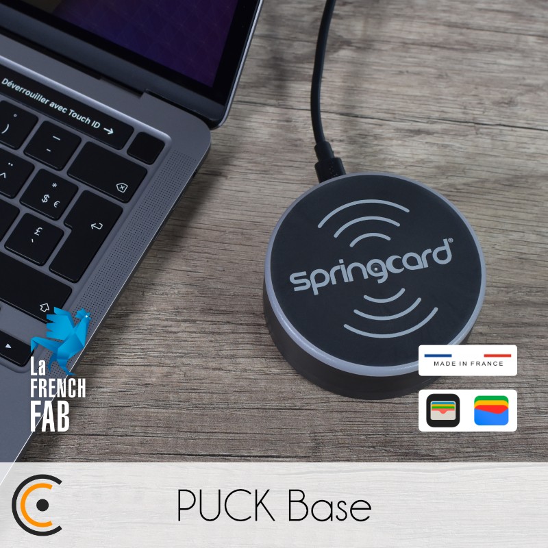 NFC Reader - Springcard PUCK Base - NFC.CARDS
