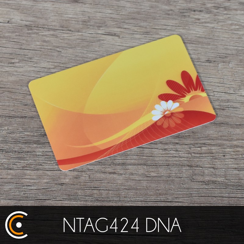 Carte NFC personnalisée - NXP NTAG424 DNA (impression recto) - NFC.CARDS