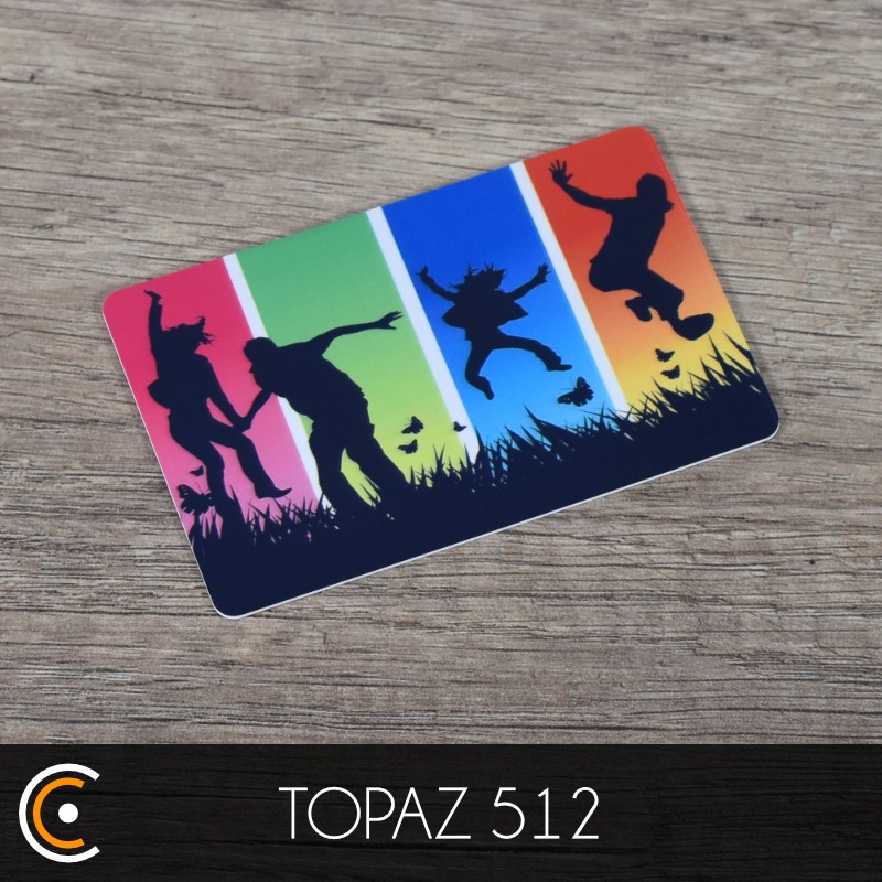 Carte NFC personnalisée - TOPAZ 512 (impression recto)