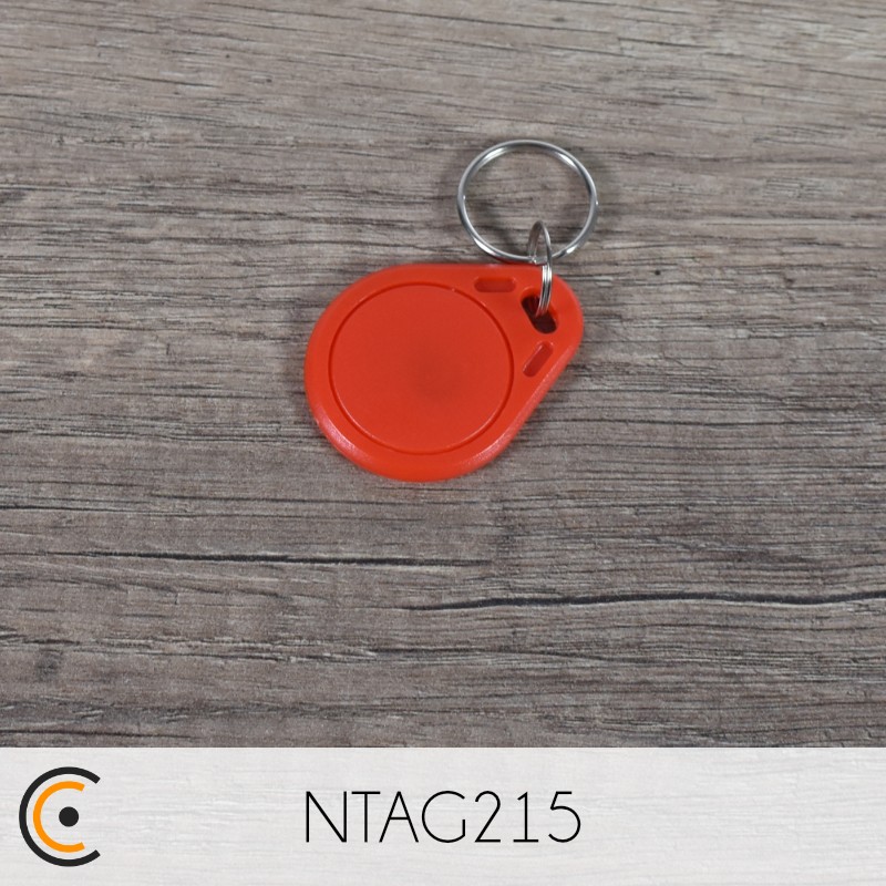 12 x NFC Keychain - NTAG215 (multicolor) - NFC.CARDS