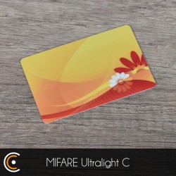Custom NFC Card - NXP MIFARE Ultralight C (front printing) - NFC.CARDS