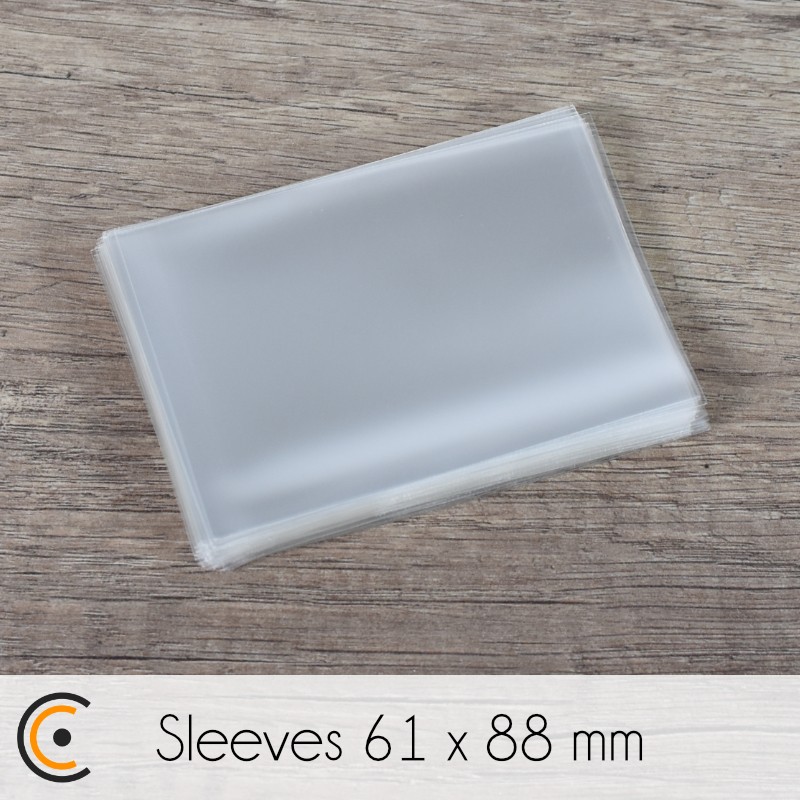 100 x Sleeves - 61 x 88mm (transparent) - NFC.CARDS