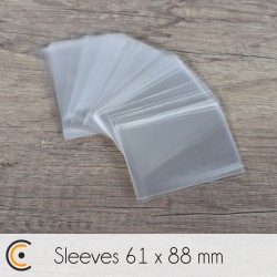 100 x Pochettes plastiques - 61 x 88 mm (transparent) - NFC.CARDS