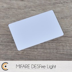 Carte NFC - NXP MIFARE DESFire Light (PVC blanc) - NFC.CARDS