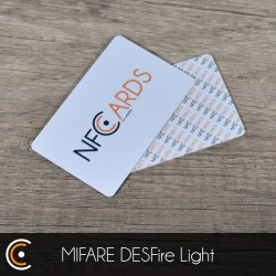 Carte NFC personnalisée - NXP MIFARE DESFire Light (impression recto) - NFC.CARDS