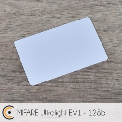 Carte NFC - NXP MIFARE Ultralight EV1 - 128b (PVC blanc) - NFC.CARDS