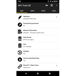 NFC Tools for Android - SE - NFC.CARDS